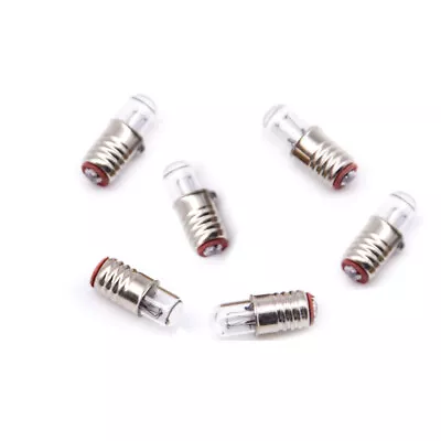 Small Signal Lamp Beads E5 Screw Mini Light Bulb 1.5/2.5/6.3/12/24V 0.1A 5x16mm • £1.27