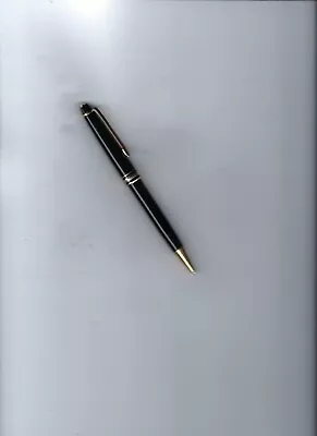 Mont Blanc #164 Classique Meisterstuck Ball Point Pen Black W/Gold-Acura Logo • $100