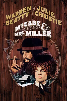 Mc. Cabe And Mrs. Miller Movie Drama Western Print Wall Art - POSTER 20 X30  • $23.99