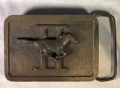 Ford Mustang Brass 1975 Belt Buckle A-38 Bergamot  • $10