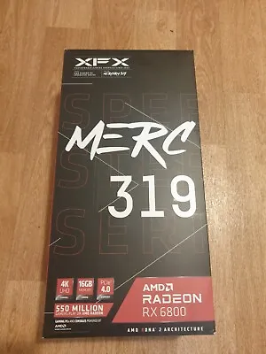 £205 • Buy XFX AMD RADEON RX 6800 Speedster MERC 319 BLACK 16GB Graphics Card