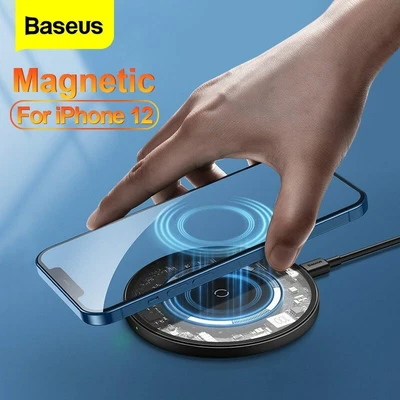 $18.99 • Buy Baseus 15W Qi Magnetic Fast Charging Wireless Charger Pad For Samsung IPhone 14