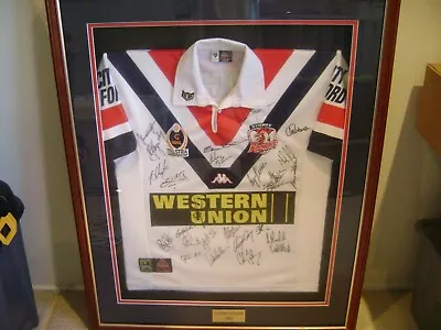 $1900 • Buy Sydney Roosters 2002 Premiership Signed Jersey (Free Shipping)