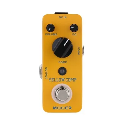 Mooer Yellow Comp Optical Compressor Electric Guitar Effect Pedal True Bypass • $49.99