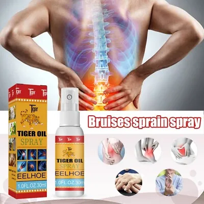 £4.38 • Buy 30ml Tiger Oil Spray Traditional Muscle Joint Spine Lumbar Pain Relief Full Body