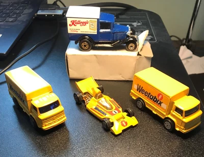 £10 • Buy CORGI JUNIORS Weetabix Trucks, F1 Racing Car & MATCHBOX Kellogg's Ford Model A