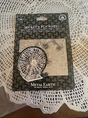 Disney Parks Metal Earth Mickey’s Fun Wheel 3D Metal Model Kit 3 Sheet Color New • $9.99