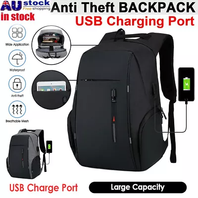 Men Women Anti Theft Extra Large 17  Laptop Backpack School Business Travel Bag • $33.99