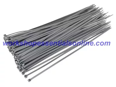 Cable Ties Strong Grey/Silver Ideal For Wheel Trims Various Sizes & Quantities • £1.60