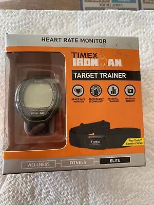 Timex Men's Ironman “Target Trainer” Heart Monitor Watch New Open Box • $40