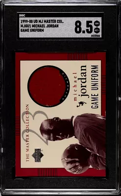 1999 UD Master Collection Michael Jordan #MJGU1 Game Used Jersey SGC 8.5 (JJ) • $1099.99