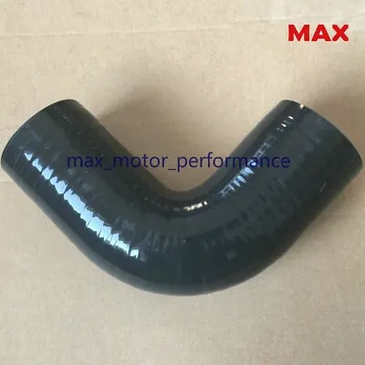 Black ID 2.5  90 Degree Silicone Coupler Hose Elbow Turbo Intake Pipe 64MM • $17.89