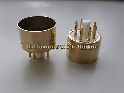 £24 • Buy 2x HIFI Ceramic Tube Base Socket 8pin KT88 GEKT88 6550 Power Valve KT88G