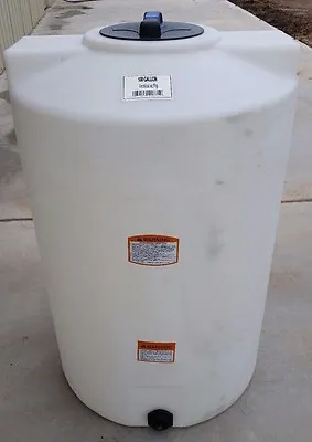 100 Gallon Poly Water Storage Tank Tanks Vert Norwesco • $298.99