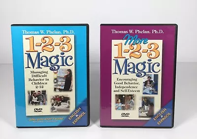 1-2-3 123 Magic + More 2 DVD Lot Managing Difficult Behavior In Children 2-12 • $19.99