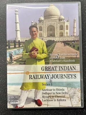 Great Indian Railway Journeys: Series 1 DVD (2018) Michael Portillo DISCS MINT  • £7.49