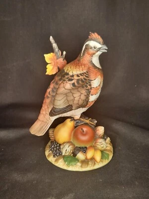 $22 • Buy Andrea By Sadek Bobwhite & Autumn Cornucopia Bobwhite Porcelain Japan 7218 8902
