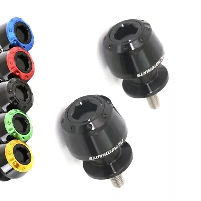 Black ATOM CNC Racing Swingarm Spools M10 For Z750 Z750S 08 09 10 11 12 13 14 15 • $33.13