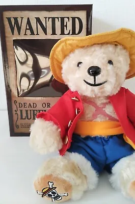 One Piece Monkey D Luffy Bear Normal Ver. Plush Doll Straw Hat W9in Limited NEW • $59