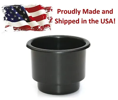 Black Single Plastic Cup Holder Boat RV Car Truck Inserts Large Size Jumbo • $2.03