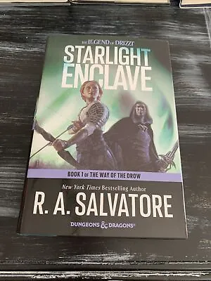 Starlight Enclave Exclusive Way Of The Drow Series Signed Book By R A Salvatore • $60
