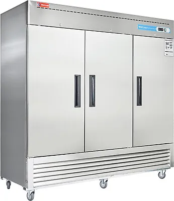 Commercial Reach In Freezer WESTLAKE 82 Inch Commercial Freezer 3 Door 72 Cu.ft • $4599