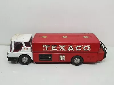 Vintage 1960'S  TEXACO OIL CO. RIDE ON TANKER FIRE TRUCK JET FUEL TOY - AS IS • $71.96