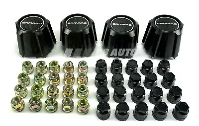 15  Wheel Center Caps Lug Nuts & Covers Black NEW For 1982-1992 Chevy Camaro  • $124.95