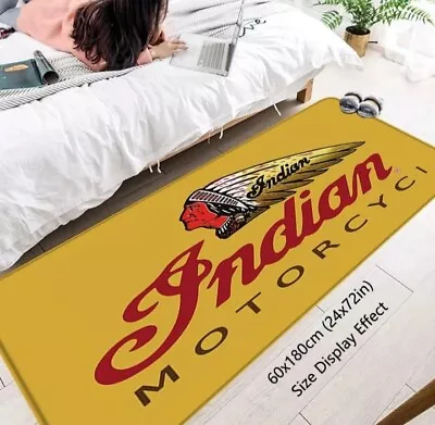 Indian Motorcycle Floor Mat / Rug  24x72  • $47