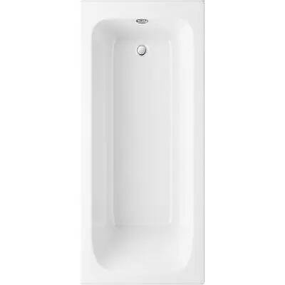 Bathroom Bath Single Ended Acrylic Square Tub White 1800 X 800mm Bathtub Soak • £204.99