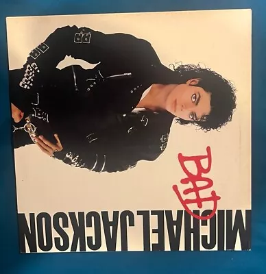 Michael Jackson - Bad - 1987 LP Epic ‎Records With Original Insert- NM/M • $27.50