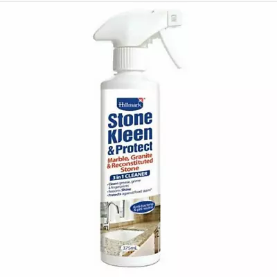 Hillmark STONE KLEEN & PROTECT - 3 In 1 Cleaner - 375ml - FREE SHIP In Australia • $19.20