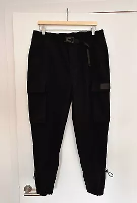 Zara Mens Cargo Pants Black Mens XL BRAND NEW With Tags • £7.99