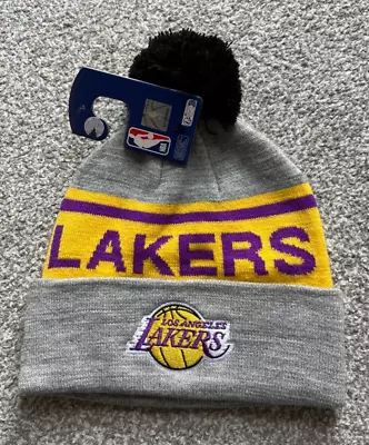 BNWT NBA Los Angeles Lakers Beanie Adult Bobble Hat PRIMARK Basketball) Licensed • £7.50