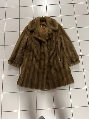 Vintage Russian Sable Fur Coat Size S/M Womens • $600