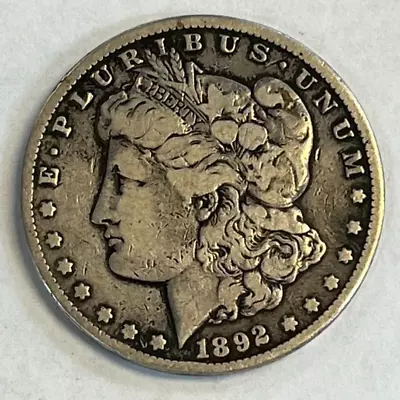 1892 CC Morgan Silver Dollar - Carson City - Fine • $259.95