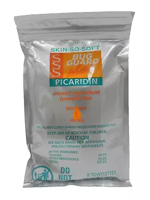 Avon Skin So Soft Bug Guard Plus Picaridin Repellent 8 Towelettes New Free Ship • $14.75