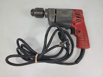 Milwaukee 3/8  Corded Hole Shooter Drill Model 0228-1 W/Key (TESTED) • $49.97