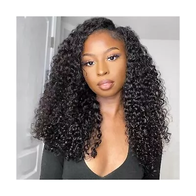 ISEE V Part Wig Human Hair Curly Minimal/No Leave Out Upgrade U Part Wig For ... • $120.26