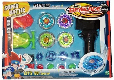 £13.99 • Buy Beyblade Metal Master Fusion 4D Spinning Tops Battle Wheel VALUE PACK UK SELLER