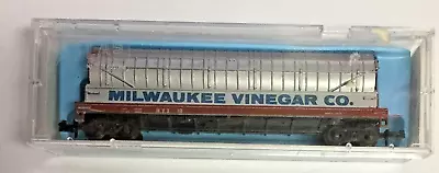 (N) ATLAS 3011 Water Tank Vinegar Car Milwaukee Vinegar Silver Good 8.5/10 • $24.85