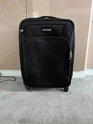 Samsonite Cabin Size Expandable Suitcase In Black (4 Wheeler) • £80