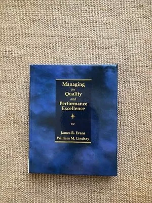 Managing For Quality And Performance Excellence (US HARDCOVER STUDENT 10/E) • $149.95