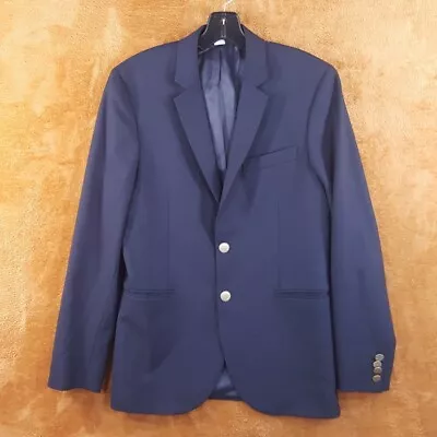 PS PAUL SMITH Mens Jacket Size 36 Navy Sport Coat Wool Suit Two Button • $67.41