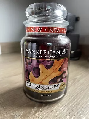Autumn Glow Yankee Candle Large Jar 22OZ • £32