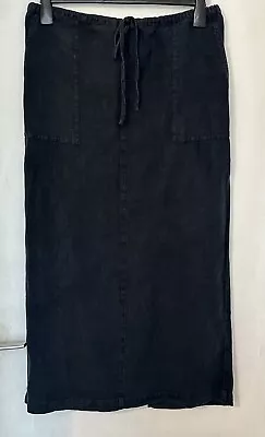 Marilyn ANSELM Design For Hobbs 100% Linen Max Skirt Size Uk 12 • £8.99