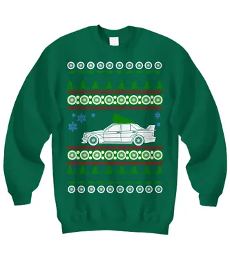 Mercedes 190E 16v Cosworth Evo Ugly Christmas  - Sweatshirt • $33.95
