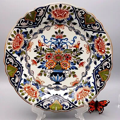 Tichelaar Makkum Bowl Floral Delft 11  Dutch • $149