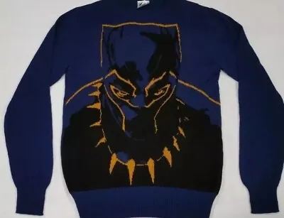 $19.95 • Buy Black Panther Men‘s Knit Christmas Sweater Small Marvel Comics