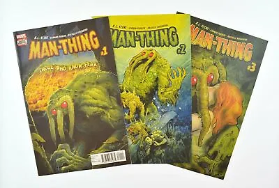 Man-Thing #1 2 3 R.L. Stine - Marvel Comics - VF+ • $8.49